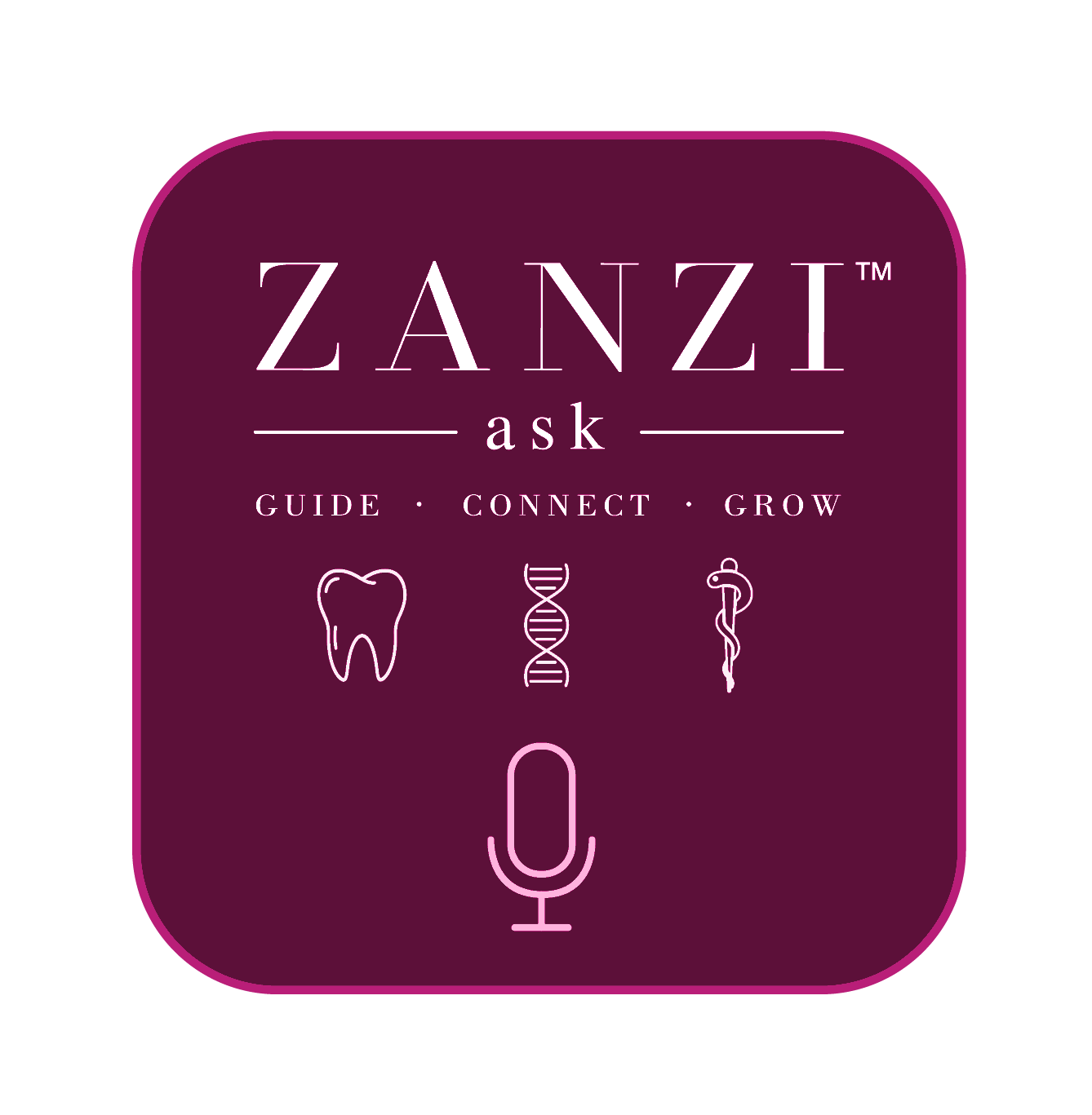 Ask Zanzi — Guide · Connect · Grow